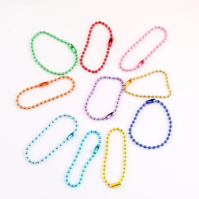 farbige kugelkette schluesselanhaenger aus eisen vom hersteller fuer diy und geschenkzubehoer farbige kugelkette schluesselanhaenger aus eisen vom hersteller fuer diy und geschenkzubehoer