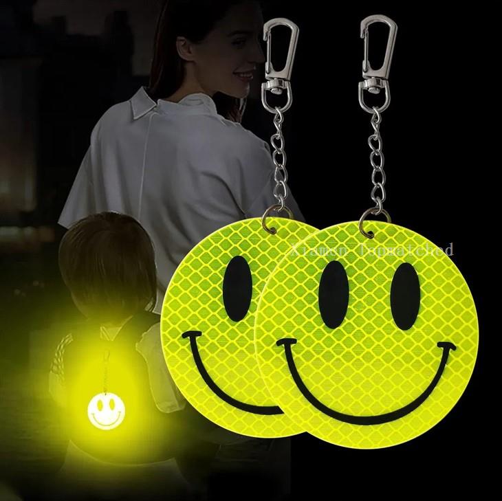 Reflektierender Schlüsselanhänger aus PVC für Schultaschen