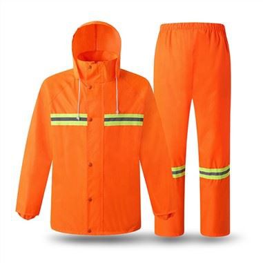 Reflektierender Sicherheitsregenmantel